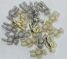 Load image into Gallery viewer, 2pcs Studded Bear Charm

