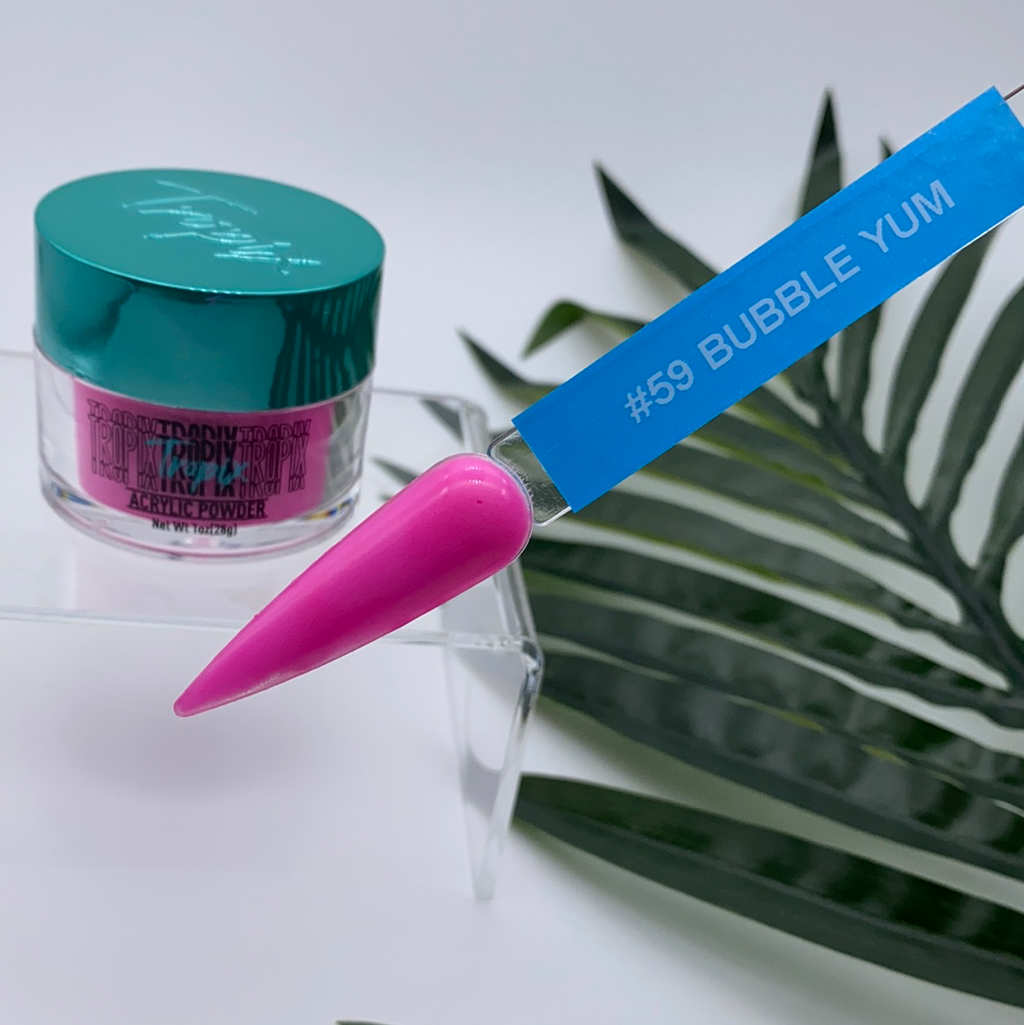 #59 Bubble Yum | Pink Acrylic