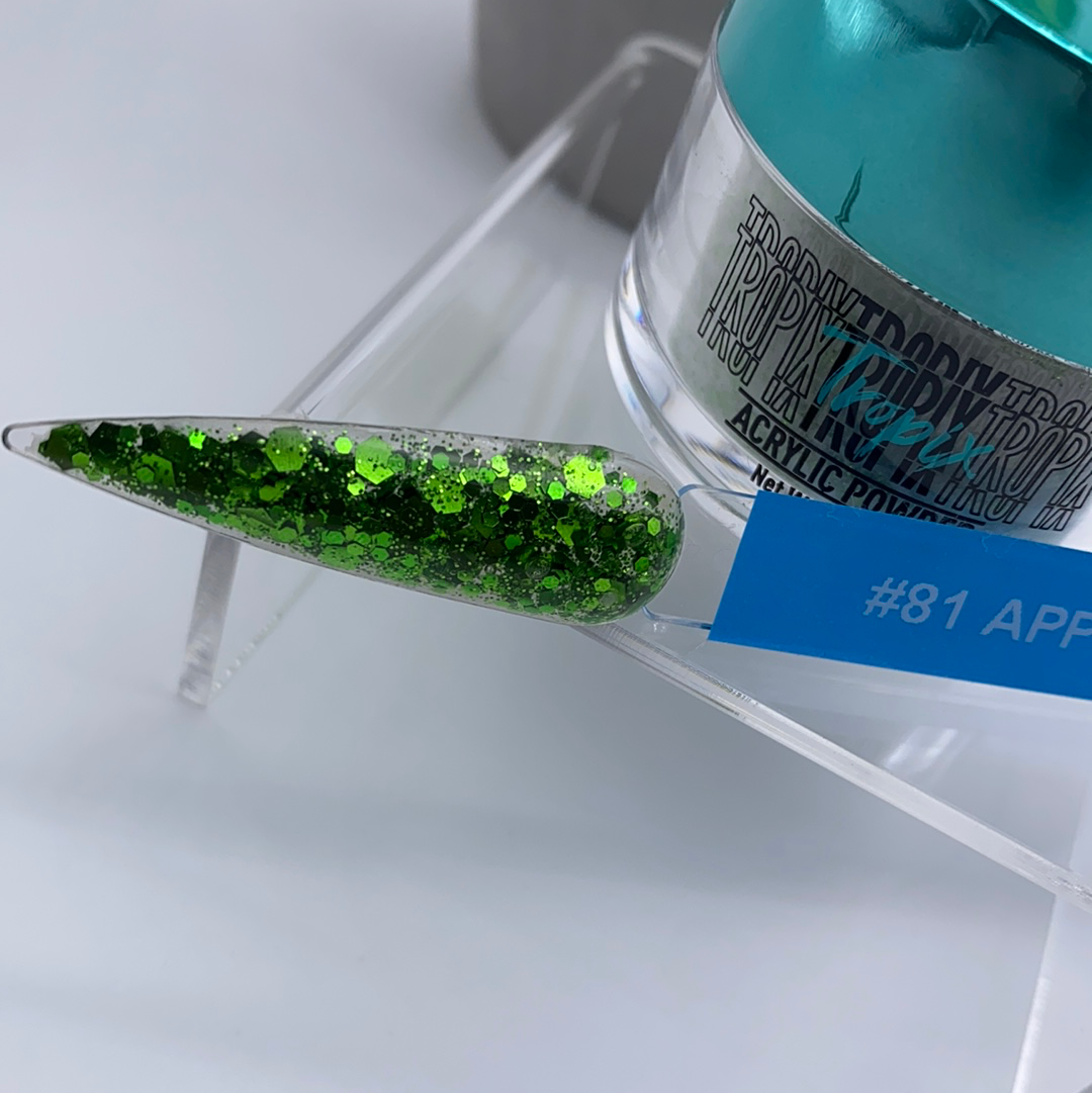 #81 Apple Pucker | Glitter Acrylic