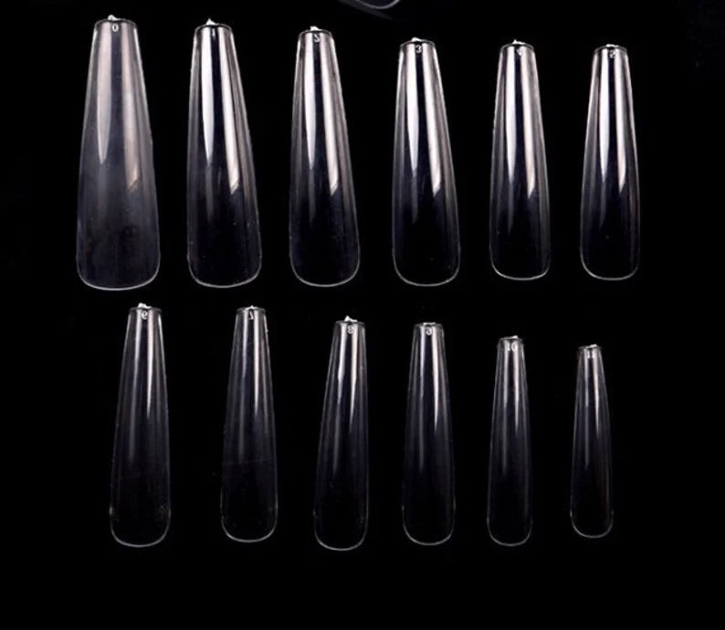 Full Coverage XXL Ballerina Nail Tips 500pcs