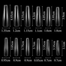 Load image into Gallery viewer, Full Coverage XXL Ballerina Nail Tips 500pcs
