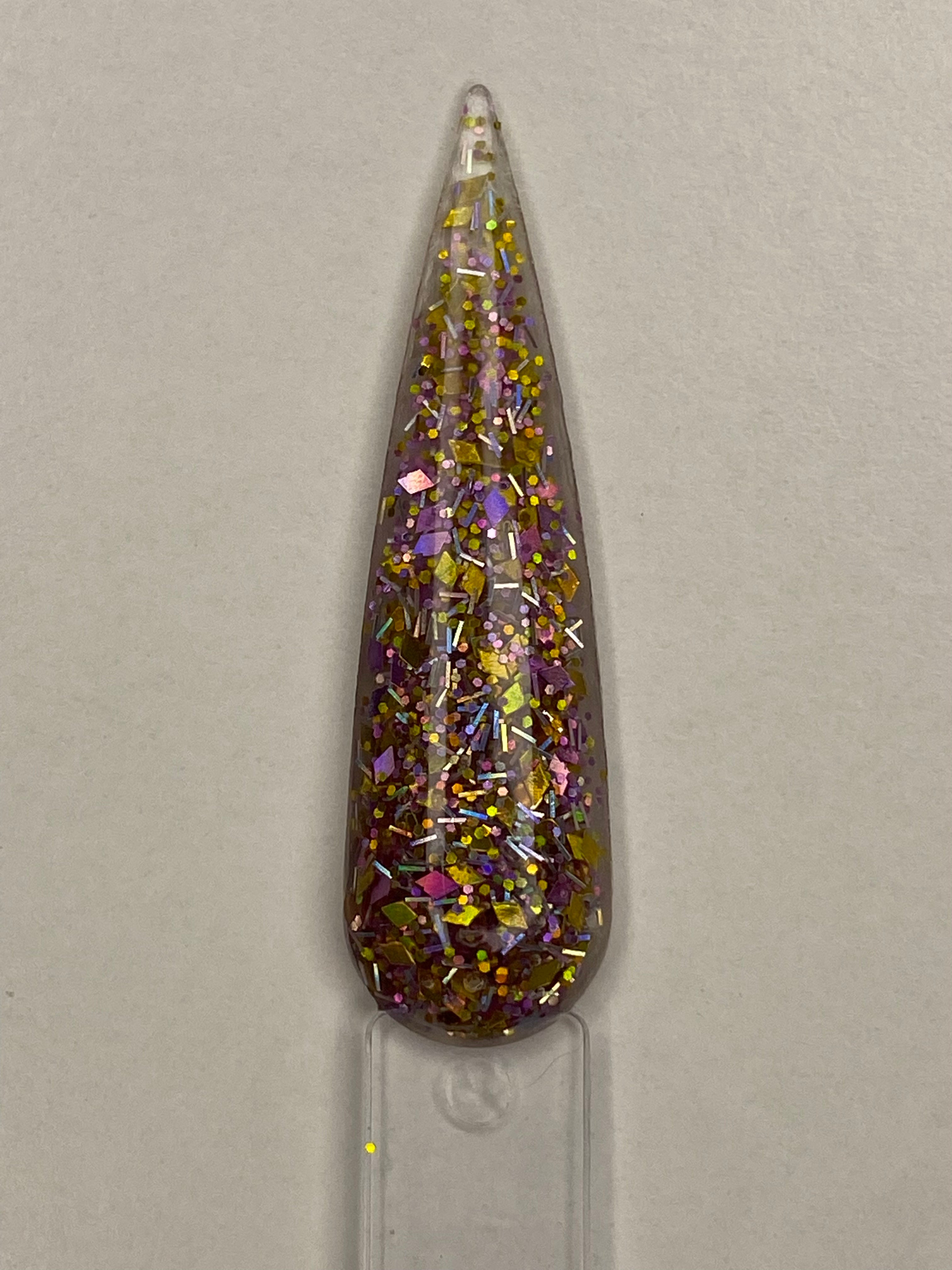 #143 Pink Champagne Sparkle | Glitter Acrylic