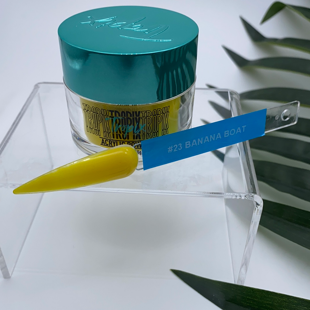 #23 Banana Boat | Yellow Acrylic