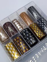 Load image into Gallery viewer, Designer Logo Nail Foil

