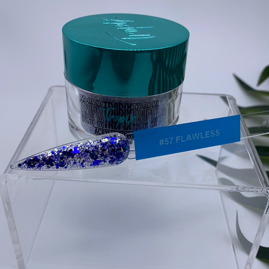 #57 Flawless | Glitter Acrylic