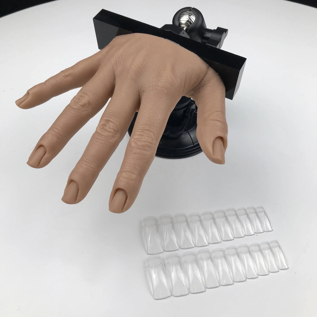 Fixed Non-Posable Silicone Hand
