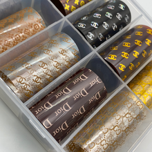 Load image into Gallery viewer, Designer Logo Nail Foil

