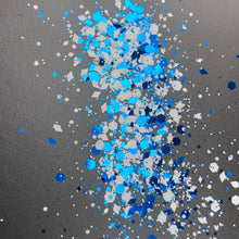 Load image into Gallery viewer, 1/4oz Raw Glitter Chunky- Blue / White
