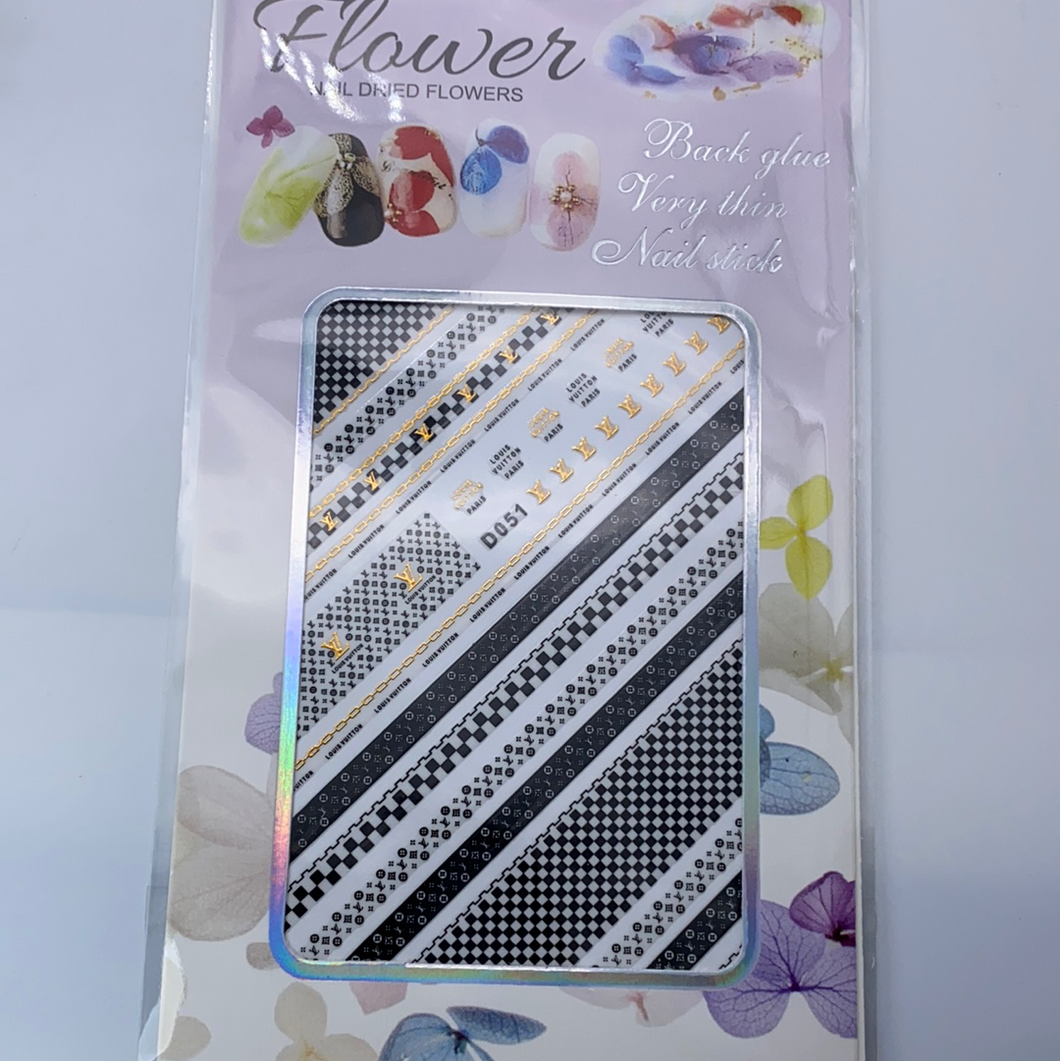 Nail Decal D051