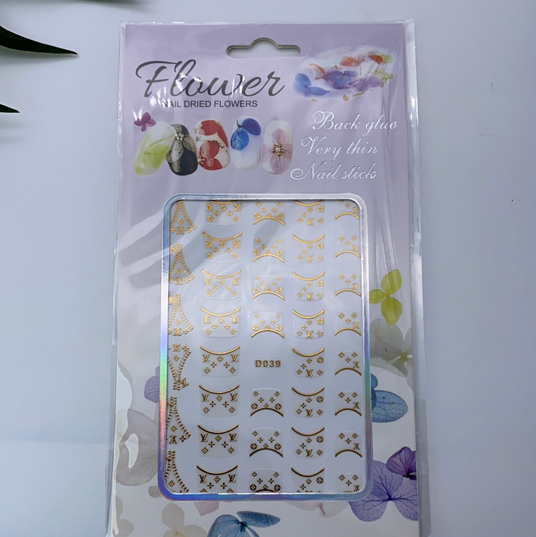 Nail Decal D039