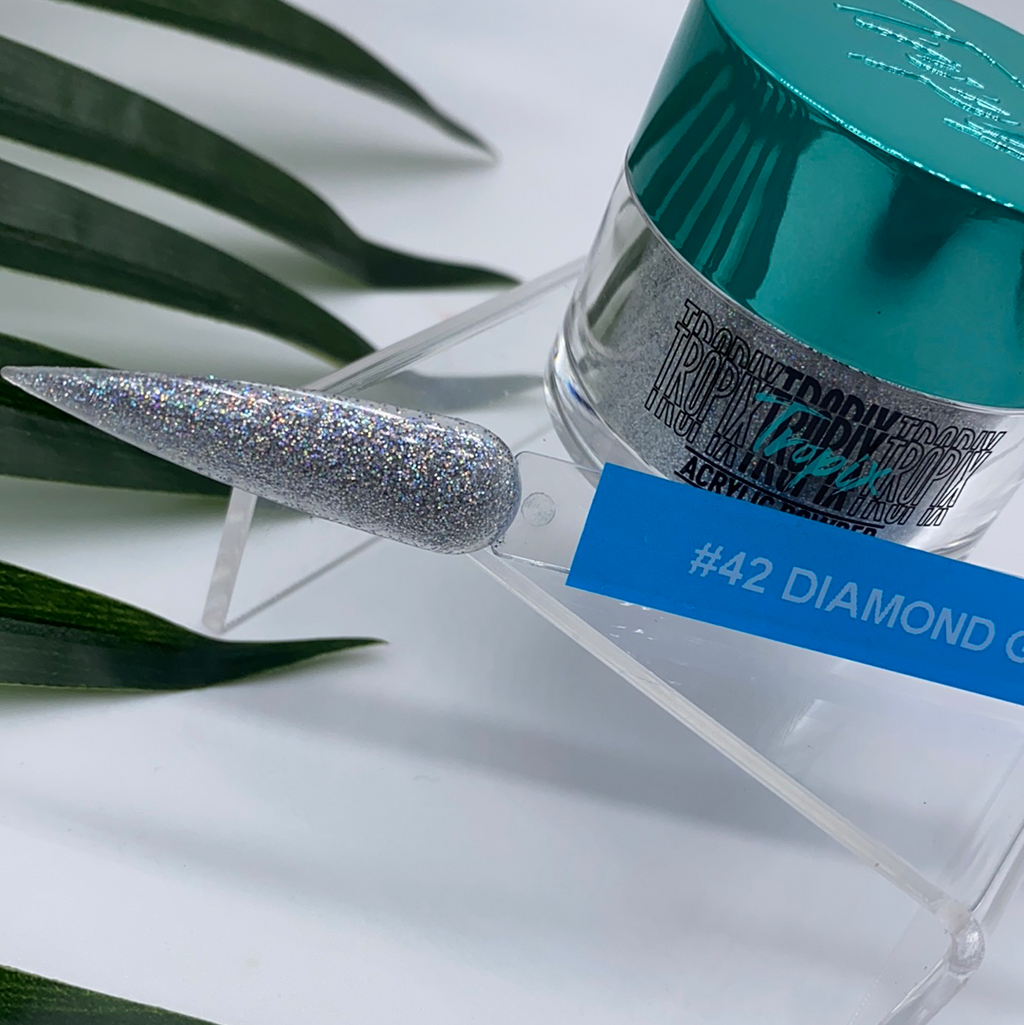 #42 Diamond Glitz - Holographic | Glitter acrylic