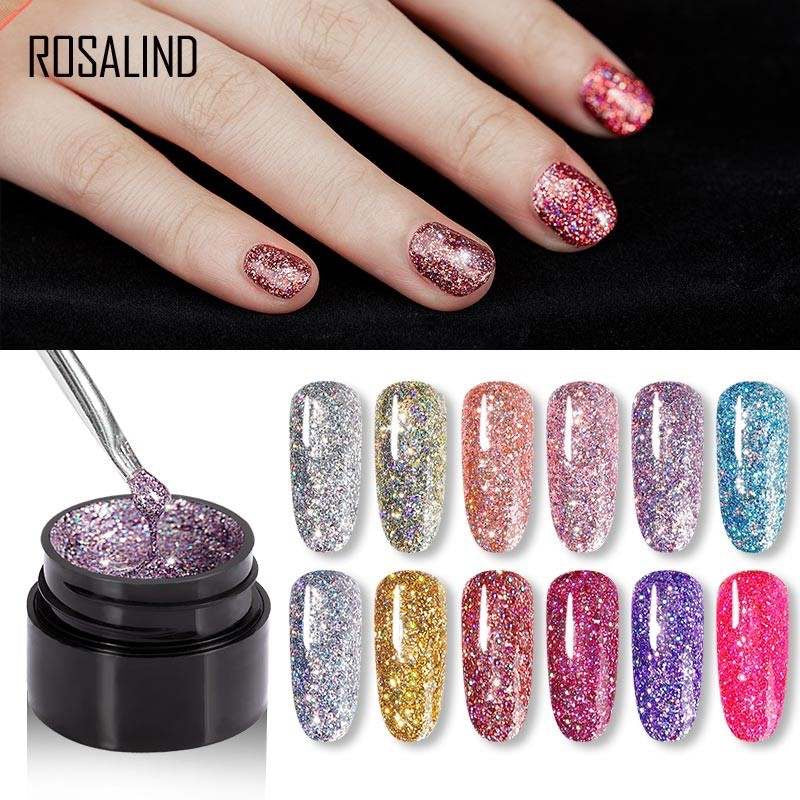 Shiny Rainbow Gel Paint 12pcs
