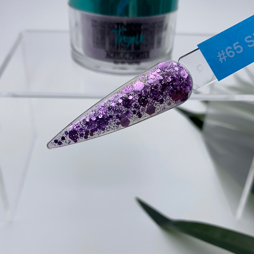 #65 Shimmer Purpl’tini | Glitter Acrylic