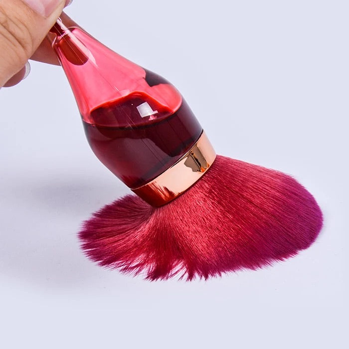 Wine Glass Nail Dust Brush