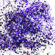 Load image into Gallery viewer, 1/4oz Raw Small Glitter - Dark Purple
