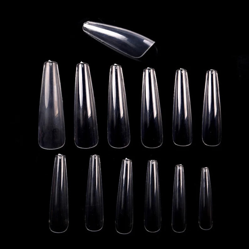 Full Coverage XXL Ballerina Nail Tips 500pcs