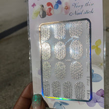 Load image into Gallery viewer, Nail Stickers - Dior holo/ metallic

