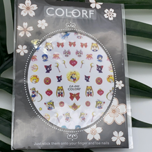 Load image into Gallery viewer, Nail Decal CA-042
