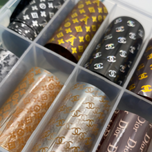 Load image into Gallery viewer, Designer Logo Nail Foil
