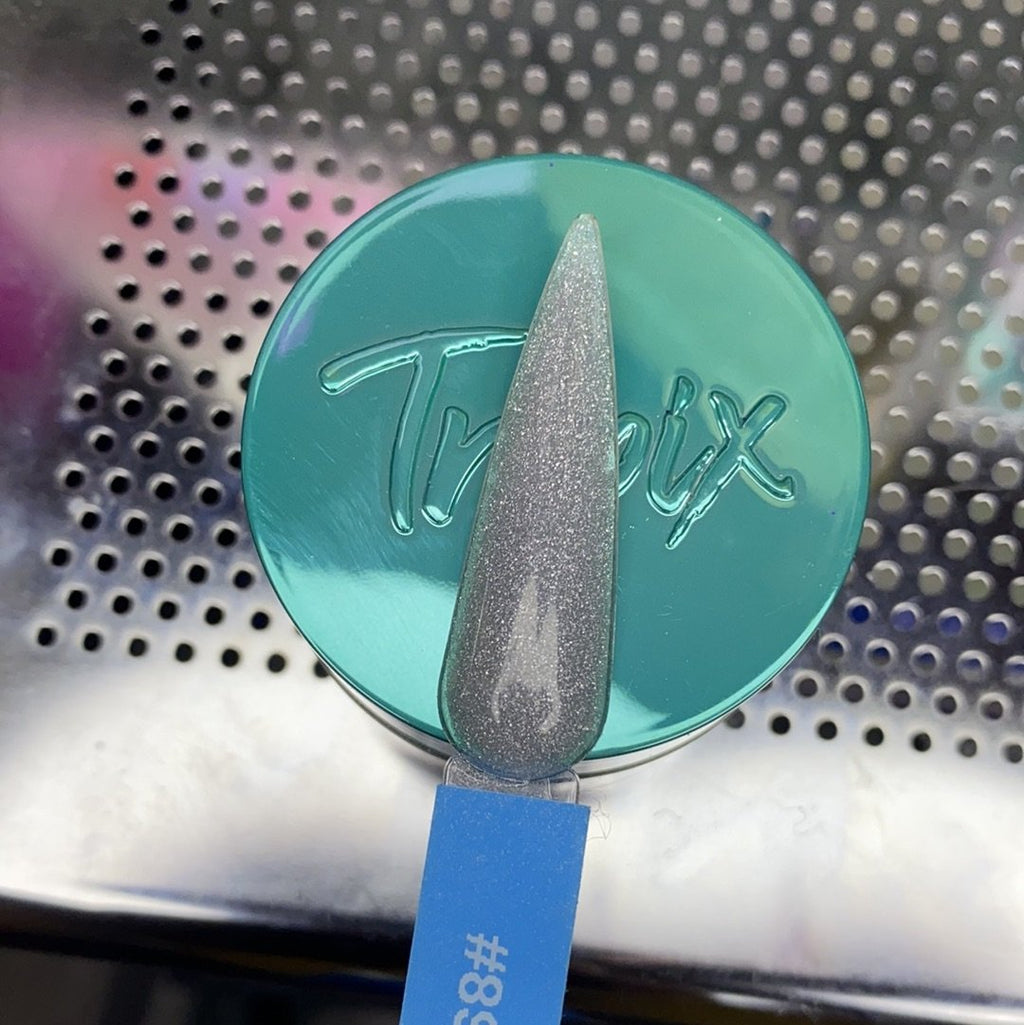 #89 Silver Shimmer | Glitter Acrylic