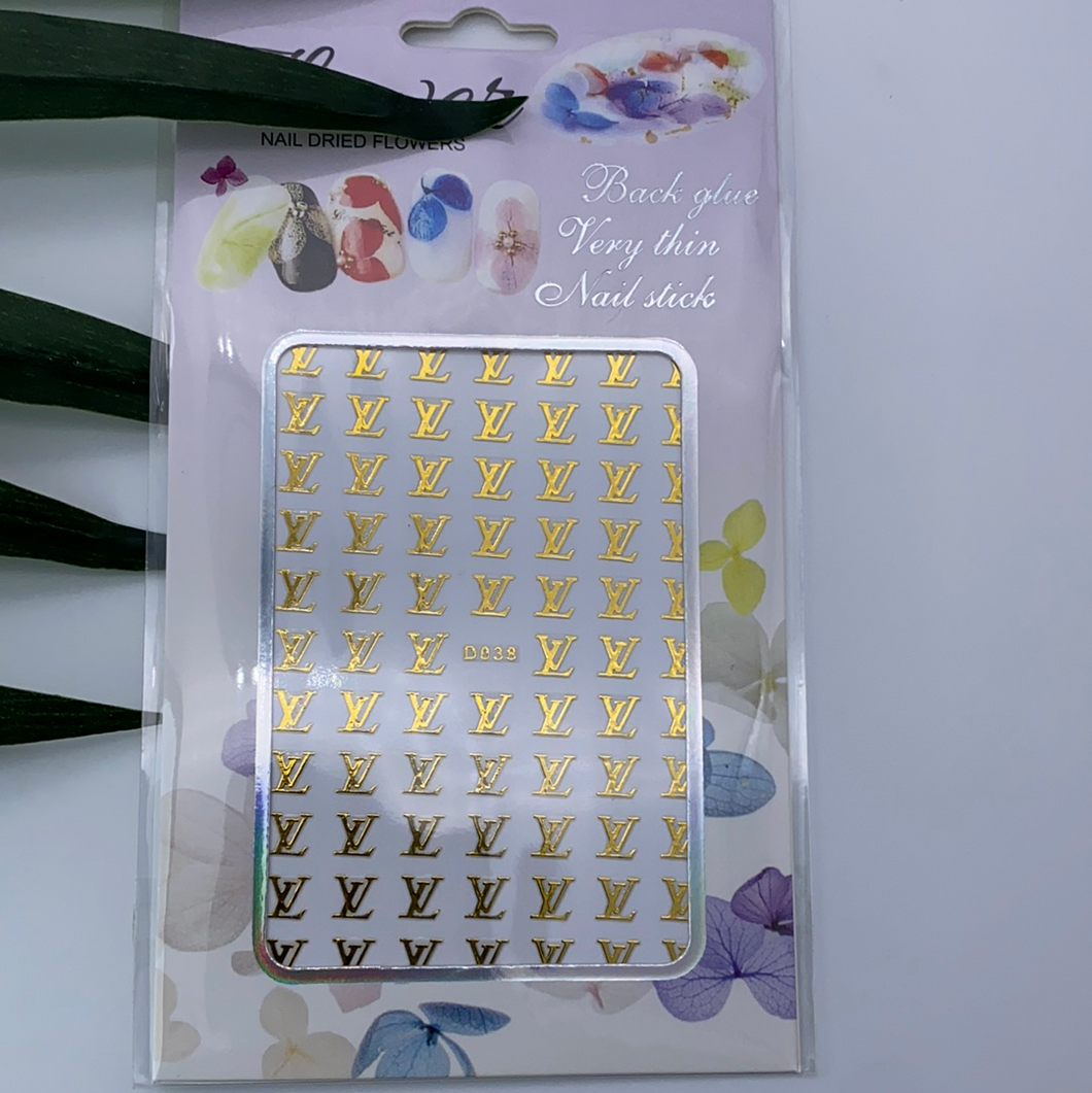 Nail Decal D038