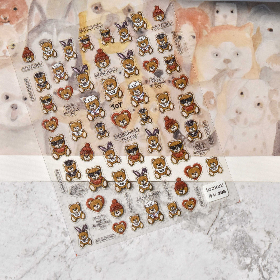 Moschino Nail Stickers