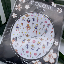 Load image into Gallery viewer, Nail Decal CA-041

