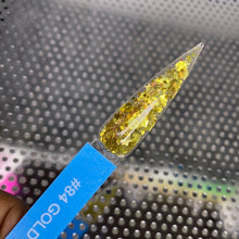 Load image into Gallery viewer, #84 Gold Starz | Glitter Acrylic
