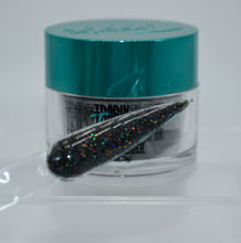 Load image into Gallery viewer, Harlem Nights | Black Glitter Acrylic
