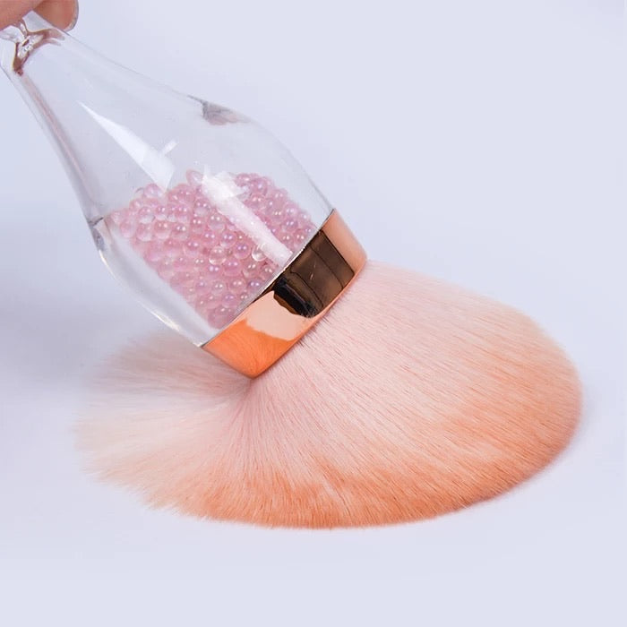 Wine Glass Nail Dust Brush