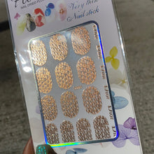 Load image into Gallery viewer, Nail Stickers - Dior holo/ metallic
