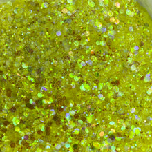 Load image into Gallery viewer, 1/4oz Raw Glitter Chunky- Yellow
