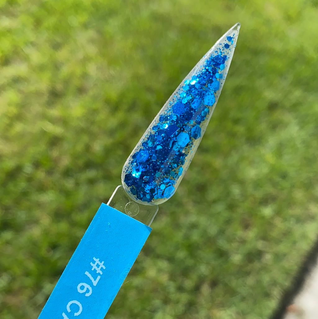 #76 Caribbean Sea | Glitter Acrylic